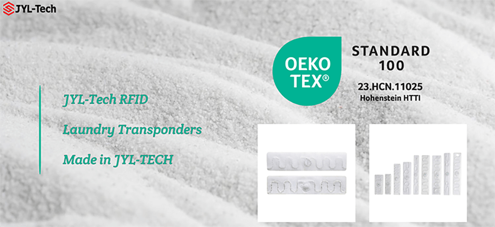 Die RFID-Wäschetransponder von JYL-Tech sind jetzt OEKO-TEX®-zertifiziert!